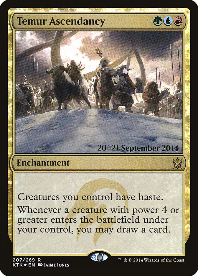 Temur Ascendancy [Khans of Tarkir Prerelease Promos] | GrognardGamesBatavia