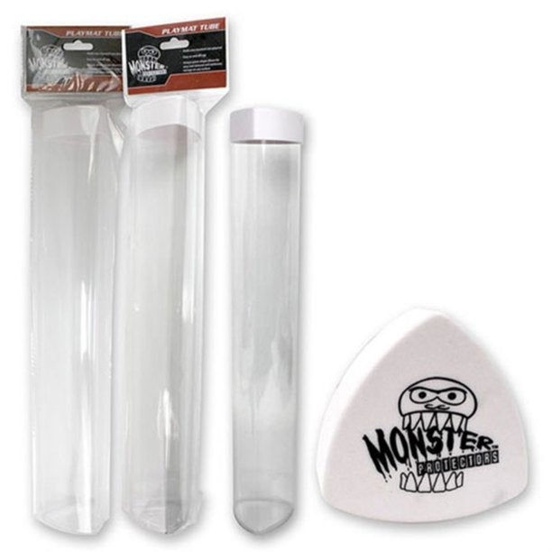 Monster Prism Playmat Tube - Matte White | GrognardGamesBatavia