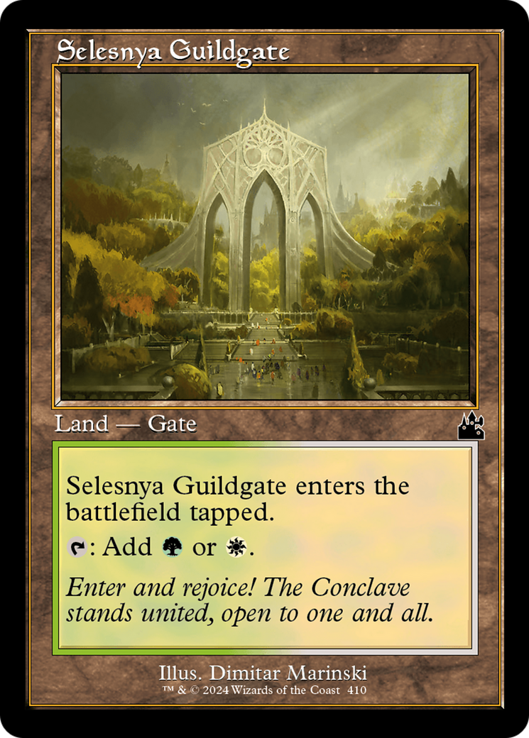 Selesnya Guildgate (Retro Frame) [Ravnica Remastered] | GrognardGamesBatavia