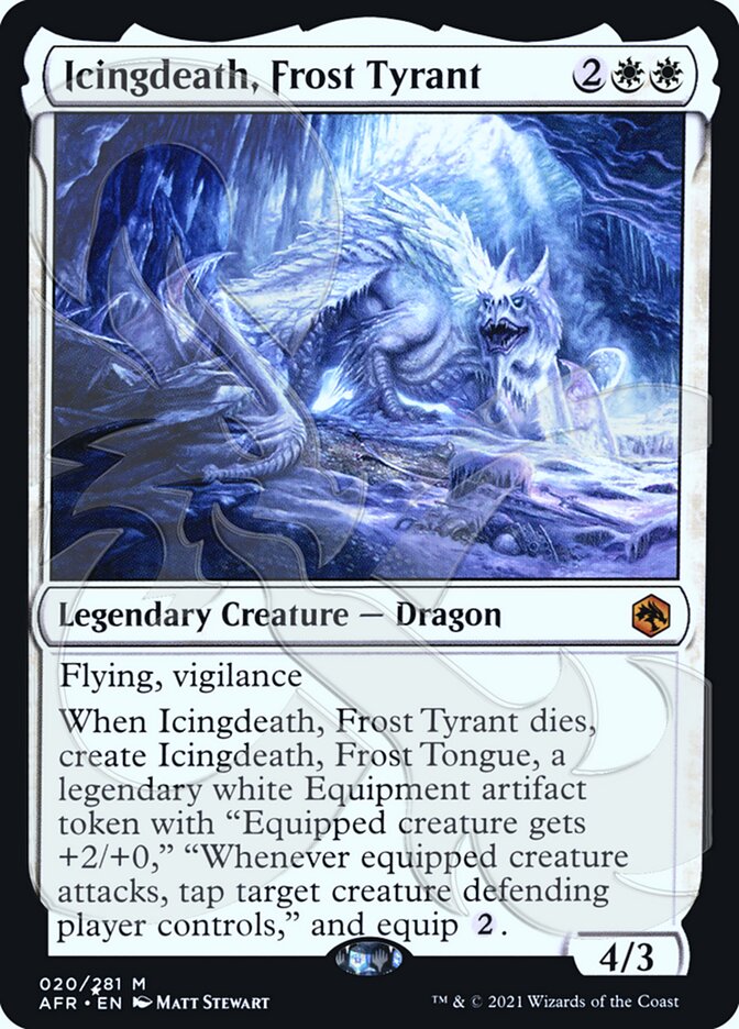 Icingdeath, Frost Tyrant (Ampersand Promo) [Dungeons & Dragons: Adventures in the Forgotten Realms Promos] | GrognardGamesBatavia