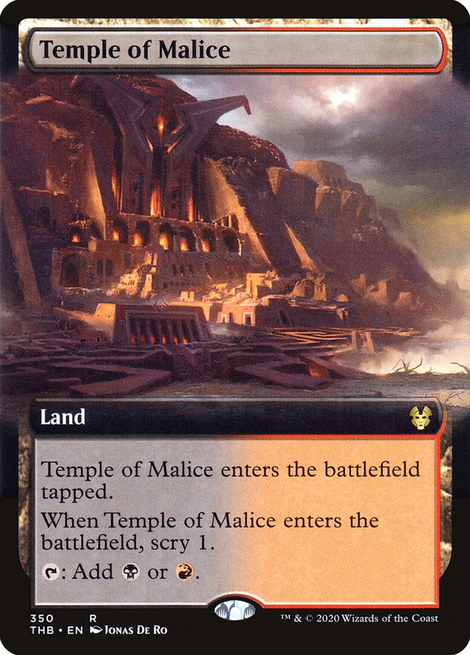 Temple of Malice (Extended Art) [Theros Beyond Death] | GrognardGamesBatavia