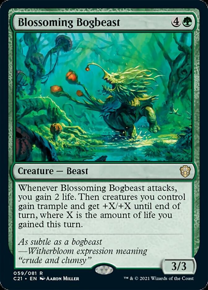 Blossoming Bogbeast [Commander 2021] | GrognardGamesBatavia