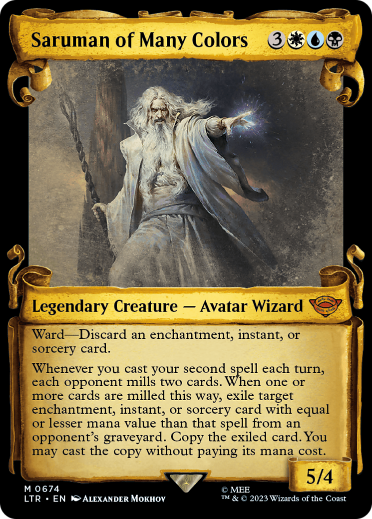 Saruman of Many Colors [The Lord of the Rings: Tales of Middle-Earth Showcase Scrolls] | GrognardGamesBatavia