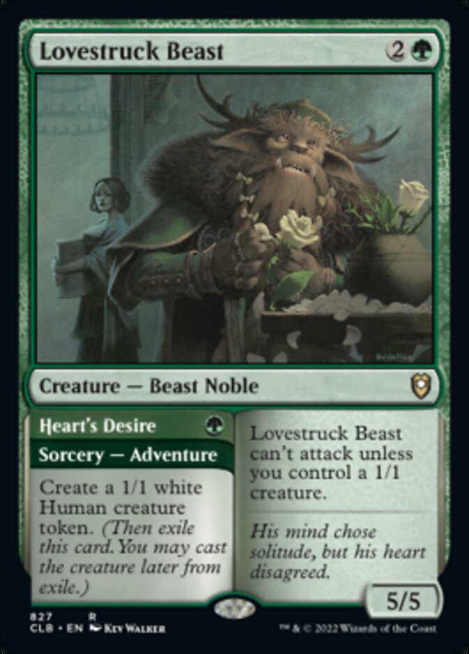 Lovestruck Beast // Heart's Desire [Commander Legends: Battle for Baldur's Gate] | GrognardGamesBatavia