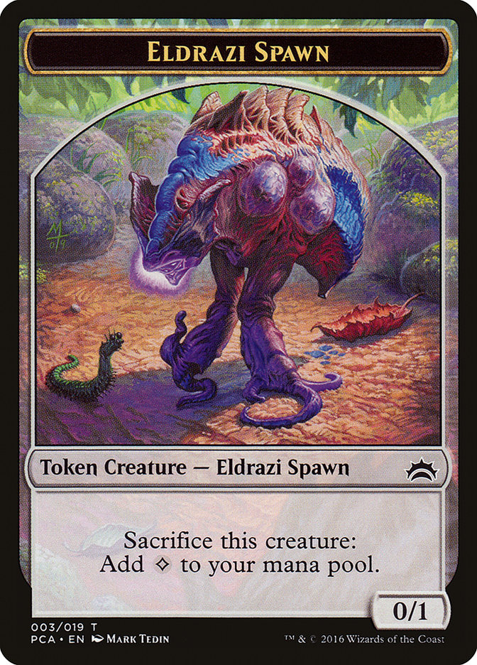 Eldrazi Spawn Token (003/019) [Planechase Anthology Tokens] | GrognardGamesBatavia