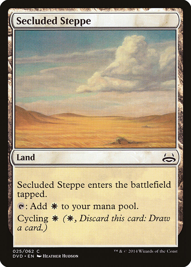 Secluded Steppe (Divine vs. Demonic) [Duel Decks Anthology] | GrognardGamesBatavia