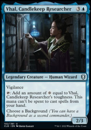 Vhal, Candlekeep Researcher [Commander Legends: Battle for Baldur's Gate] | GrognardGamesBatavia