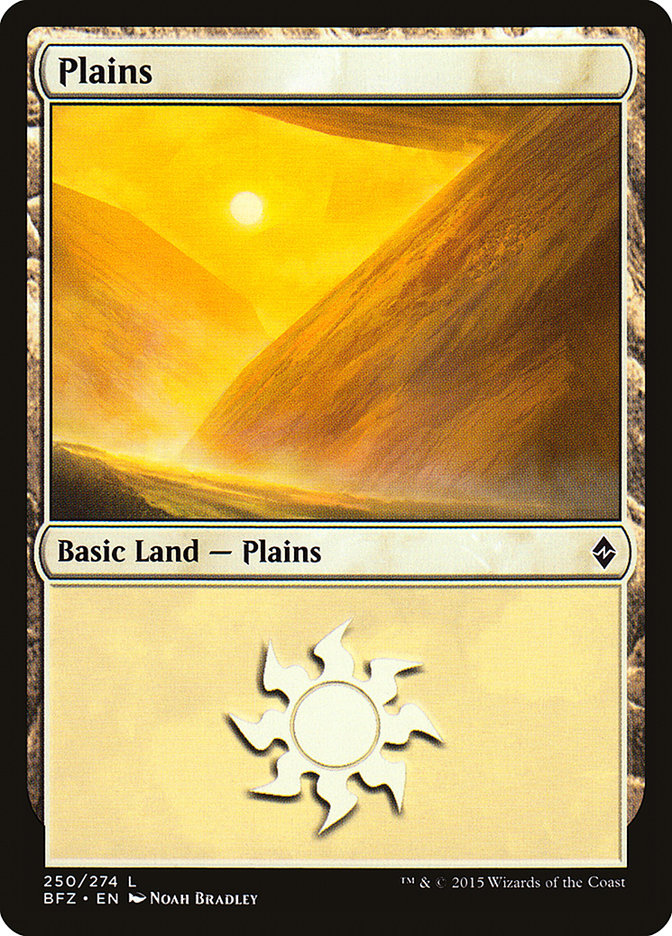 Plains (250a) [Battle for Zendikar] | GrognardGamesBatavia