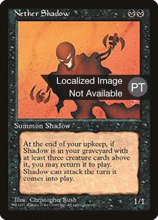 Nether Shadow [Fourth Edition (Foreign Black Border)] | GrognardGamesBatavia