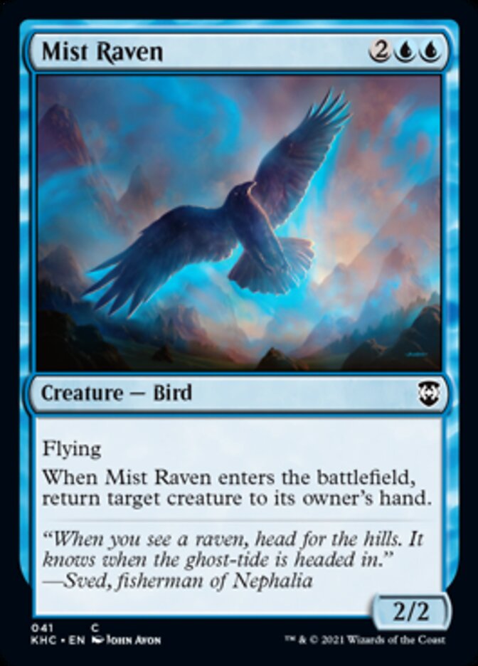 Mist Raven [Kaldheim Commander] | GrognardGamesBatavia