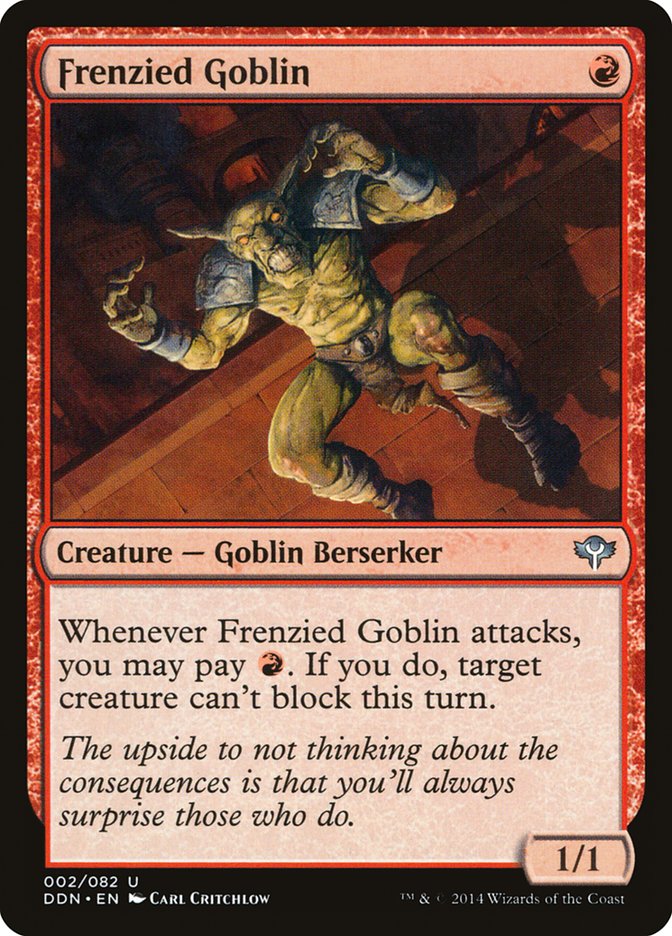 Frenzied Goblin [Duel Decks: Speed vs. Cunning] | GrognardGamesBatavia