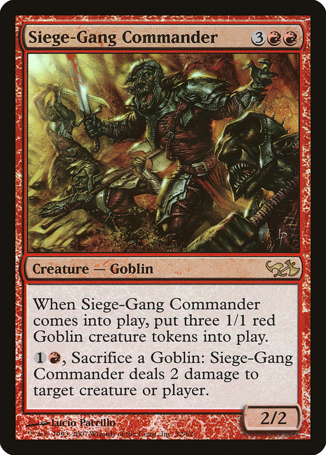 Siege-Gang Commander [Duel Decks: Elves vs. Goblins] | GrognardGamesBatavia