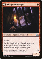 Village Messenger // Moonrise Intruder [Shadows over Innistrad] | GrognardGamesBatavia