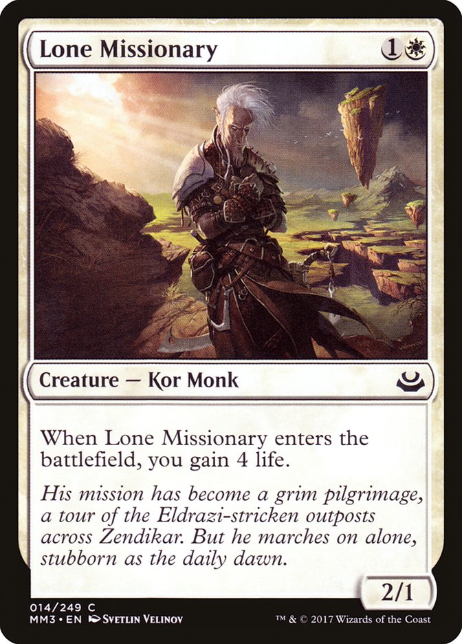 Lone Missionary [Modern Masters 2017] | GrognardGamesBatavia