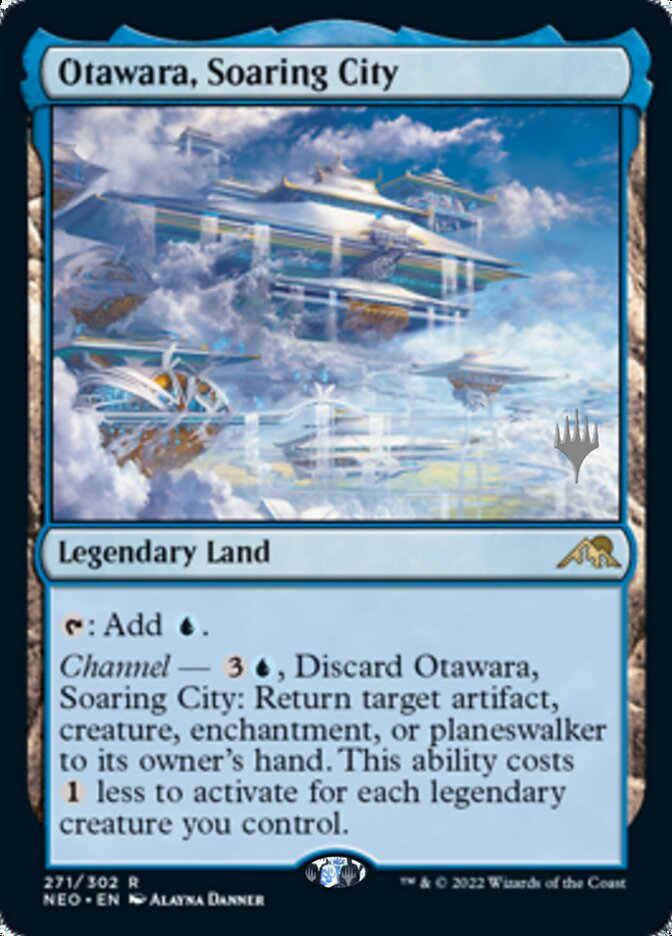 Otawara, Soaring City (Promo Pack) [Kamigawa: Neon Dynasty Promos] | GrognardGamesBatavia