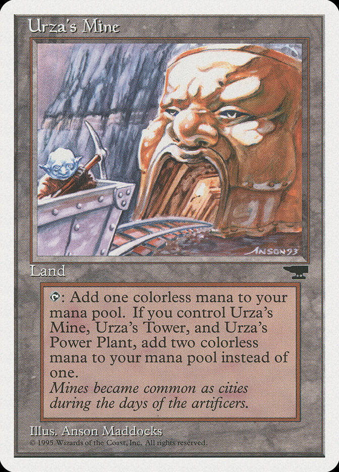 Urza's Mine (Mine Cart Entering Mouth) [Chronicles] | GrognardGamesBatavia