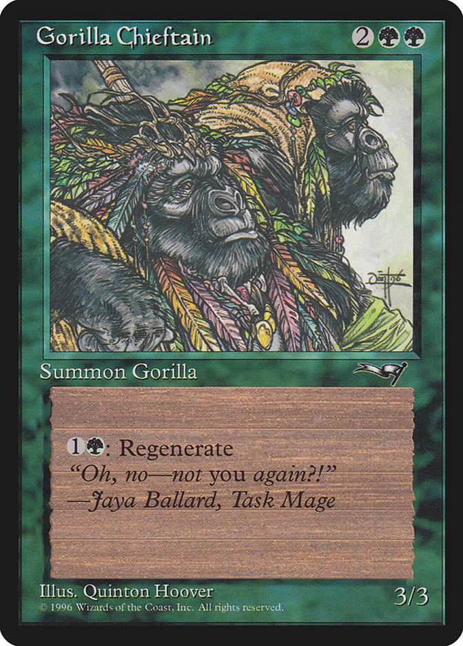 Gorilla Chieftain (Two Gorilla Art) [Alliances] | GrognardGamesBatavia