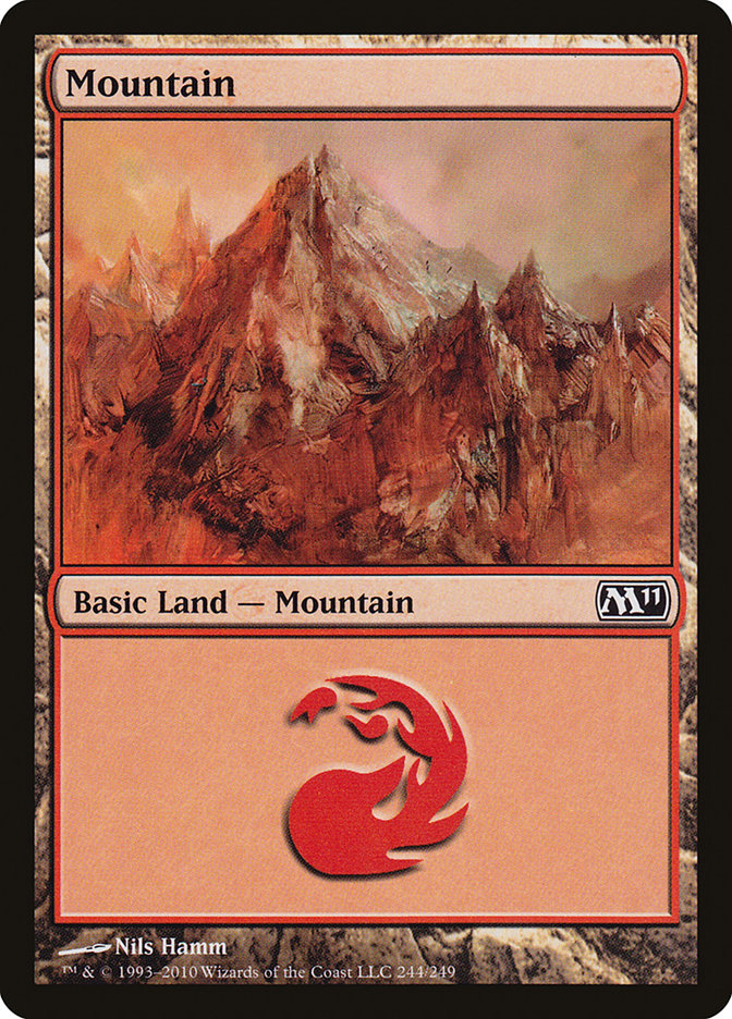 Mountain (244) [Magic 2011] | GrognardGamesBatavia