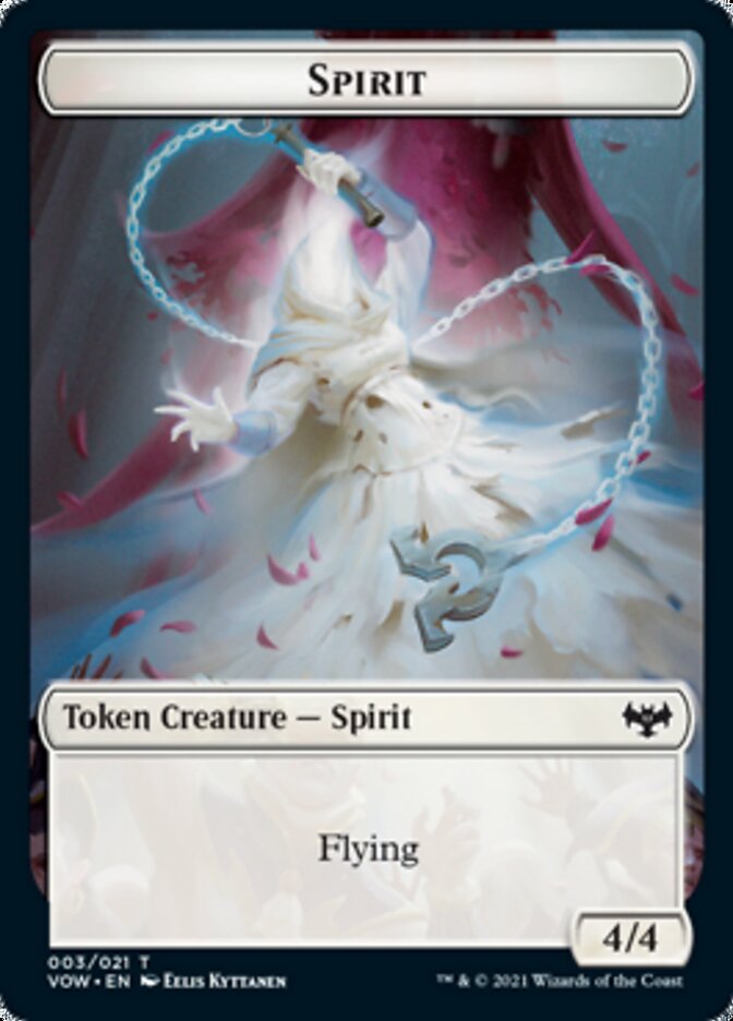 Spirit Token (003) [Innistrad: Crimson Vow Tokens] | GrognardGamesBatavia