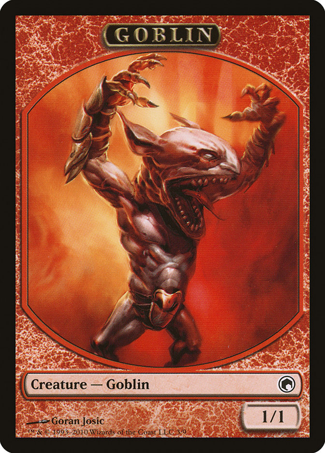 Goblin Token [Scars of Mirrodin Tokens] | GrognardGamesBatavia