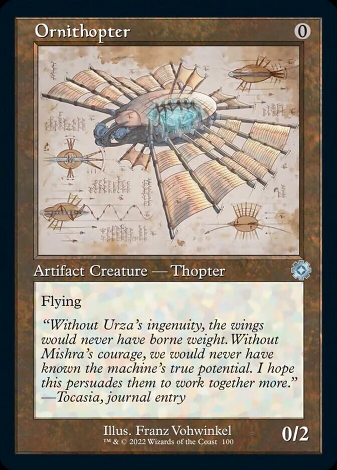 Ornithopter (Retro Schematic) [The Brothers' War Retro Artifacts] | GrognardGamesBatavia