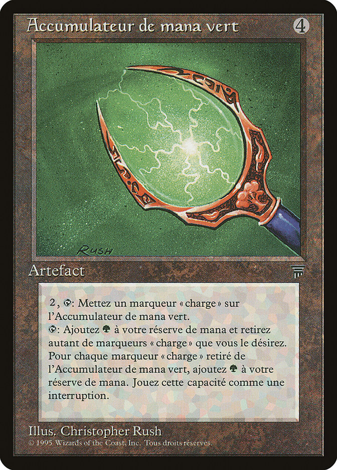 Green Mana Battery (French) - "Accumulateur de mana vert" [Renaissance] | GrognardGamesBatavia