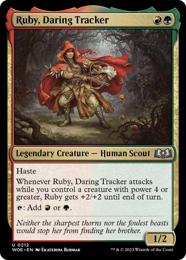 Ruby, Daring Tracker [Wilds of Eldraine] | GrognardGamesBatavia