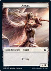 Angel // Clue Double-Sided Token [Innistrad: Crimson Vow Commander Tokens] | GrognardGamesBatavia