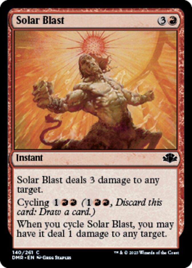 Solar Blast [Dominaria Remastered] | GrognardGamesBatavia