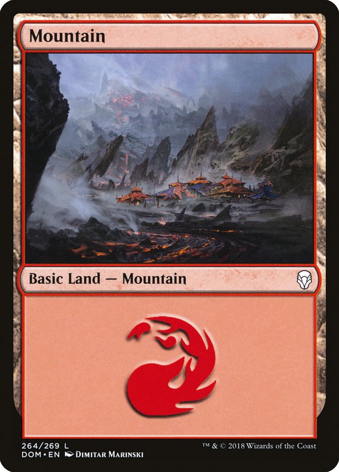 Mountain (264) [Dominaria] | GrognardGamesBatavia