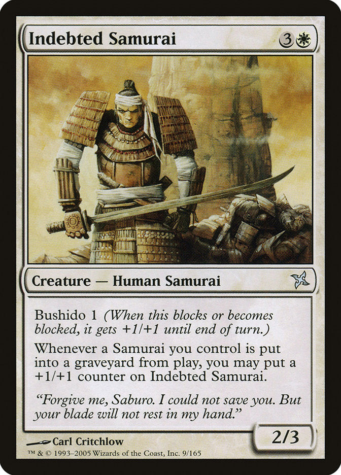 Indebted Samurai [Betrayers of Kamigawa] | GrognardGamesBatavia