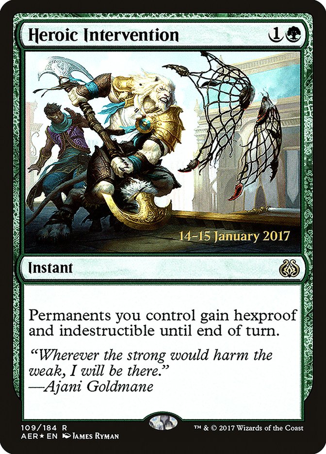 Heroic Intervention [Aether Revolt Prerelease Promos] | GrognardGamesBatavia