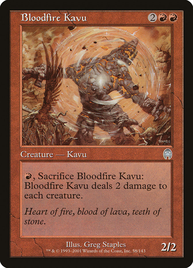 Bloodfire Kavu [Apocalypse] | GrognardGamesBatavia