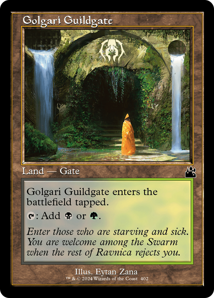 Golgari Guildgate (Retro Frame) [Ravnica Remastered] | GrognardGamesBatavia