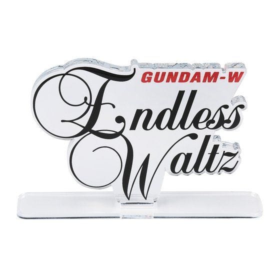 Bandai Logo Display Gundam W Endless Waltz (Large) "Gundam Wing" | GrognardGamesBatavia