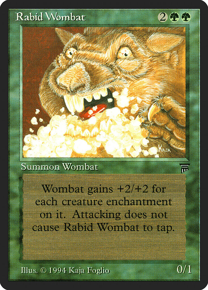 Rabid Wombat [Legends] | GrognardGamesBatavia