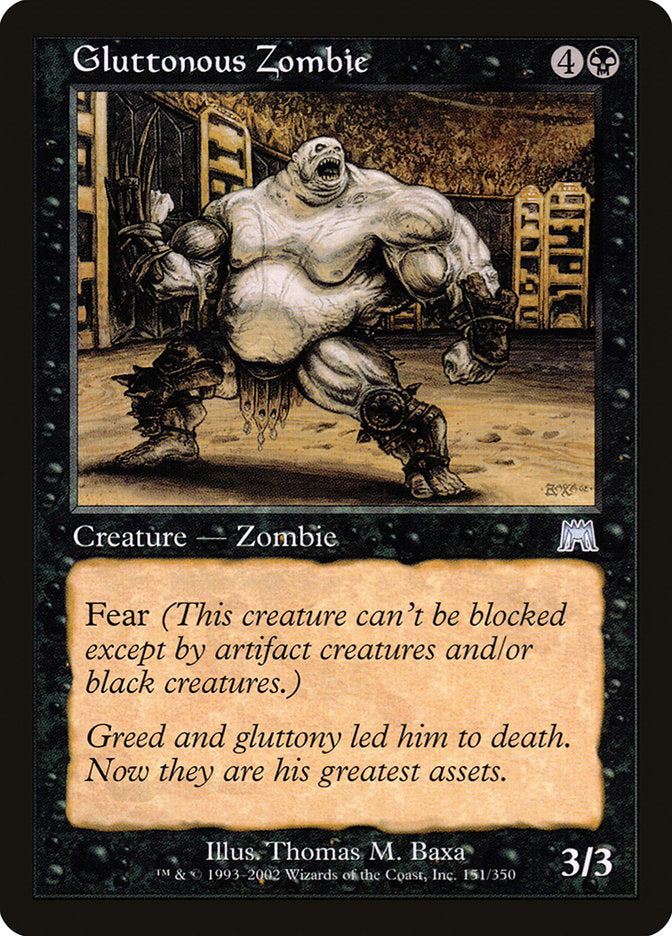 Gluttonous Zombie [Onslaught] | GrognardGamesBatavia