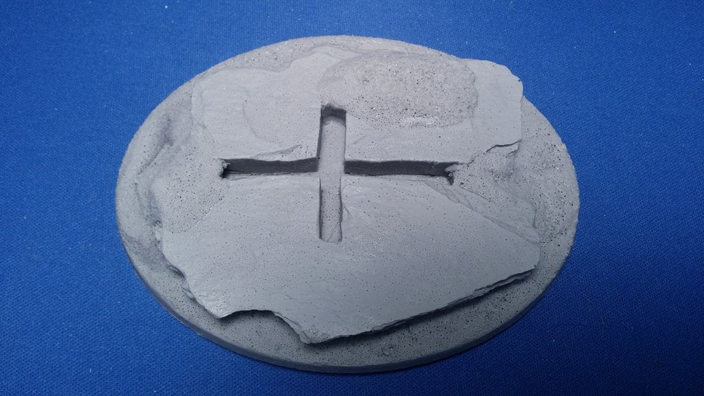 Elrik's Hobbies: Slate Bases Flying Oval 120x92mm | GrognardGamesBatavia