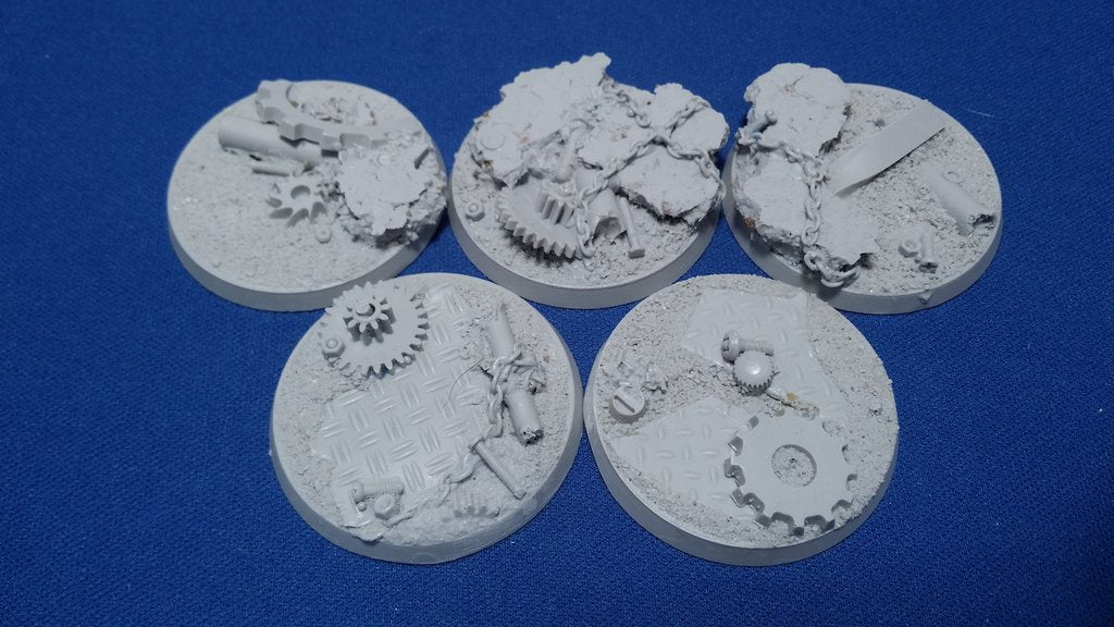 Elrik's Hobbies: Industrial Ruins Base Round 40mm | GrognardGamesBatavia