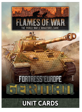 Fortress Europe German Unit Cards | GrognardGamesBatavia