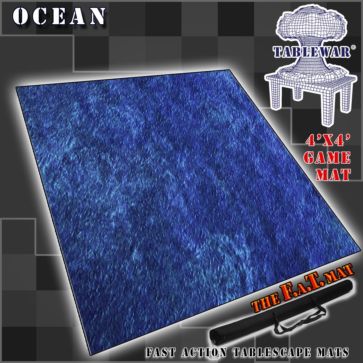 FAT MAT Ocean 4' x 4' | GrognardGamesBatavia