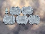 Elrik's Hobbies: Imperial Walkway Legion Bases 50 mm 5 pack | GrognardGamesBatavia