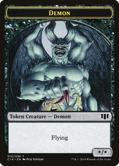 Demon (012/036) // Zombie (016/036) Double-Sided Token [Commander 2014 Tokens] | GrognardGamesBatavia