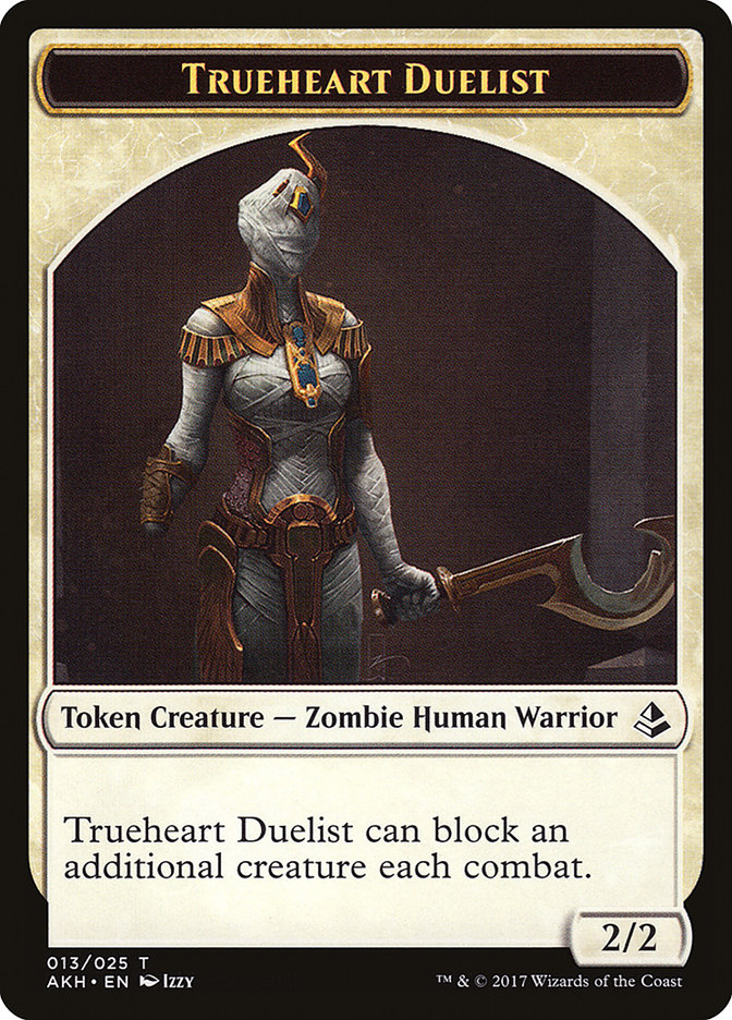 Trueheart Duelist Token [Amonkhet Tokens] | GrognardGamesBatavia