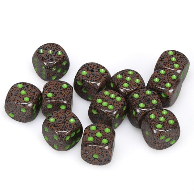 CHX25710 Speckled Earth 12 D6 Set | GrognardGamesBatavia