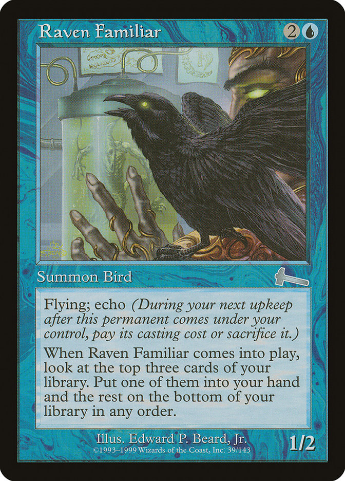 Raven Familiar [Urza's Legacy] | GrognardGamesBatavia