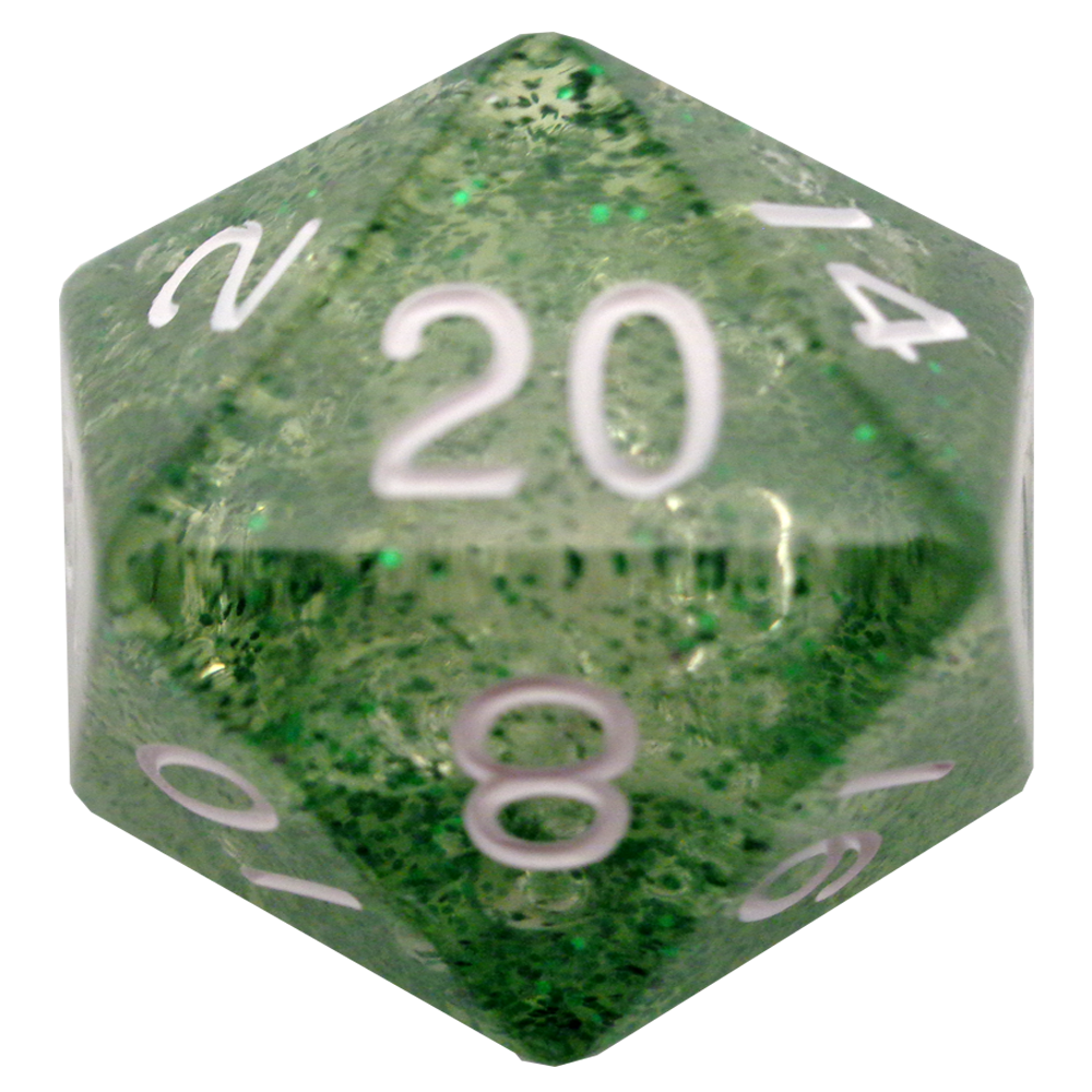 MDG 35mm Acrylic D20 Ethereal Green | GrognardGamesBatavia