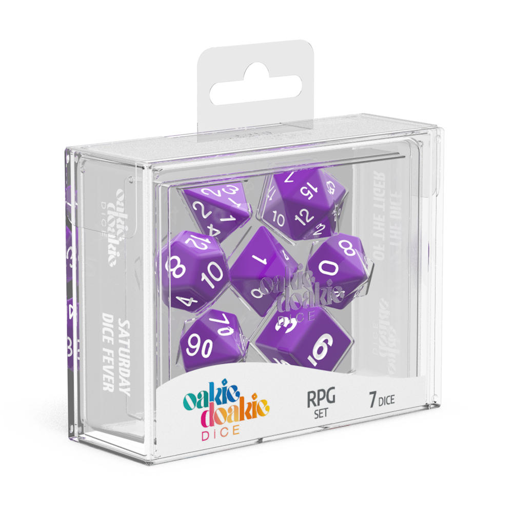 RPG Set Solid Purple | GrognardGamesBatavia