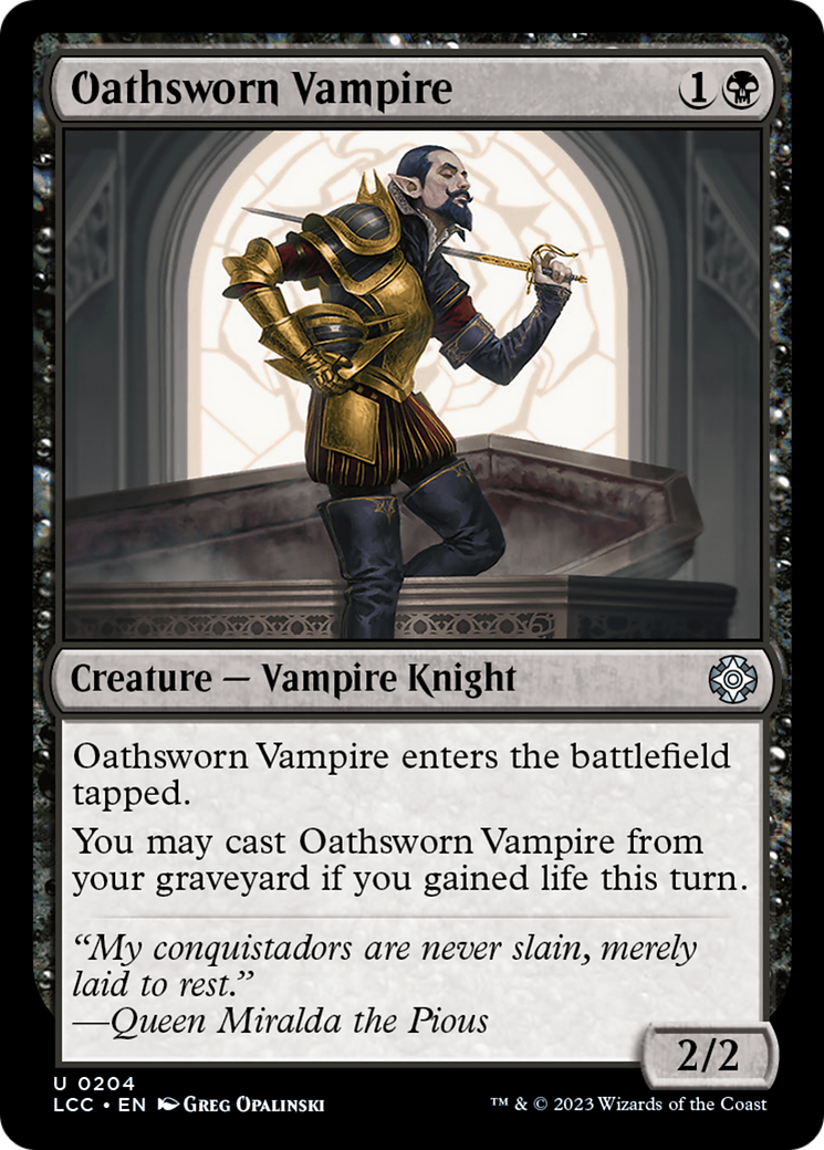 Oathsworn Vampire [The Lost Caverns of Ixalan Commander] | GrognardGamesBatavia