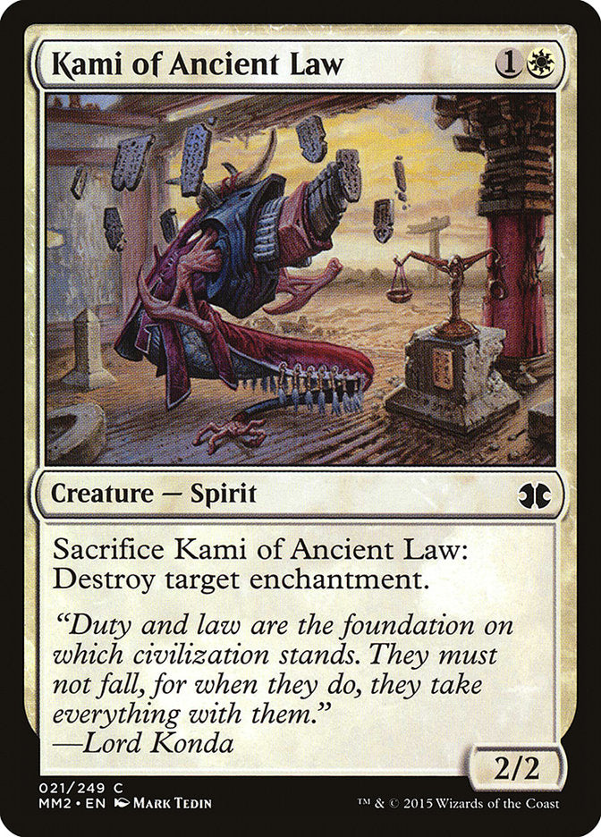 Kami of Ancient Law [Modern Masters 2015] | GrognardGamesBatavia